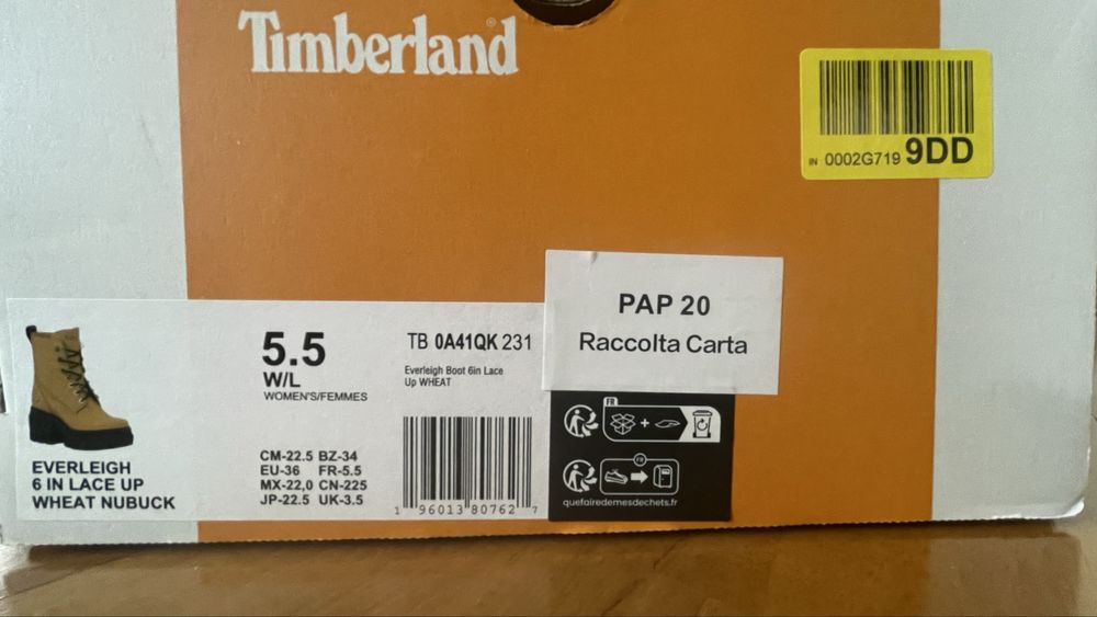 TIMBERLAND EVERLEIGH botki damskie nowe r. 36