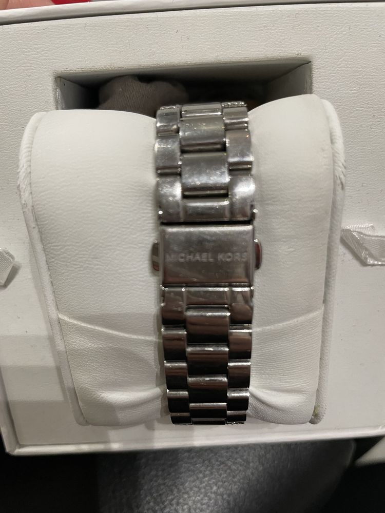 Sofie Michael Kors srebrny z cyrkoniami zegarek