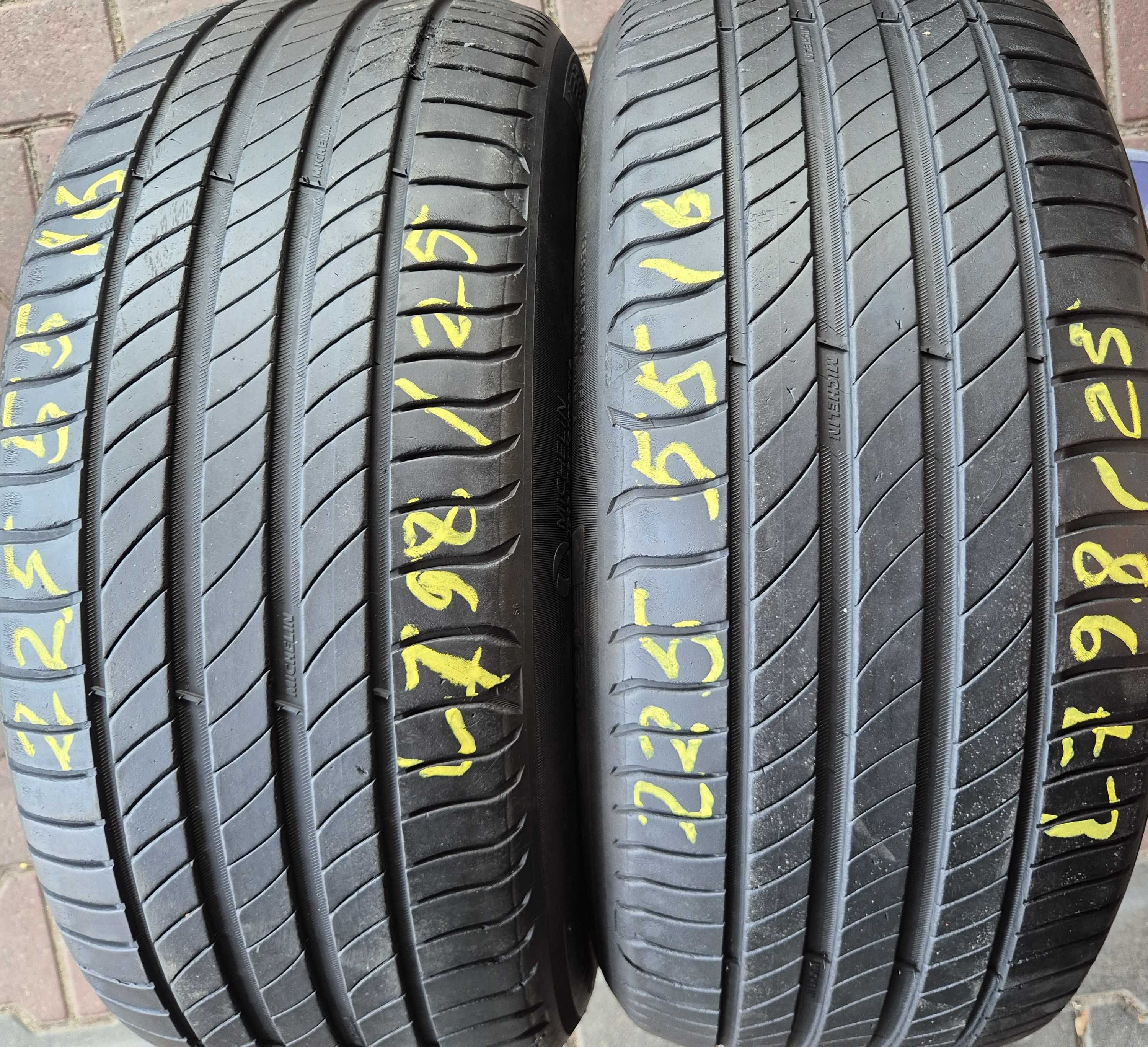 225/55r16 99W (L798/25)07 2szt 5mm 20r Primacy 4 MICHELIN LETNIE