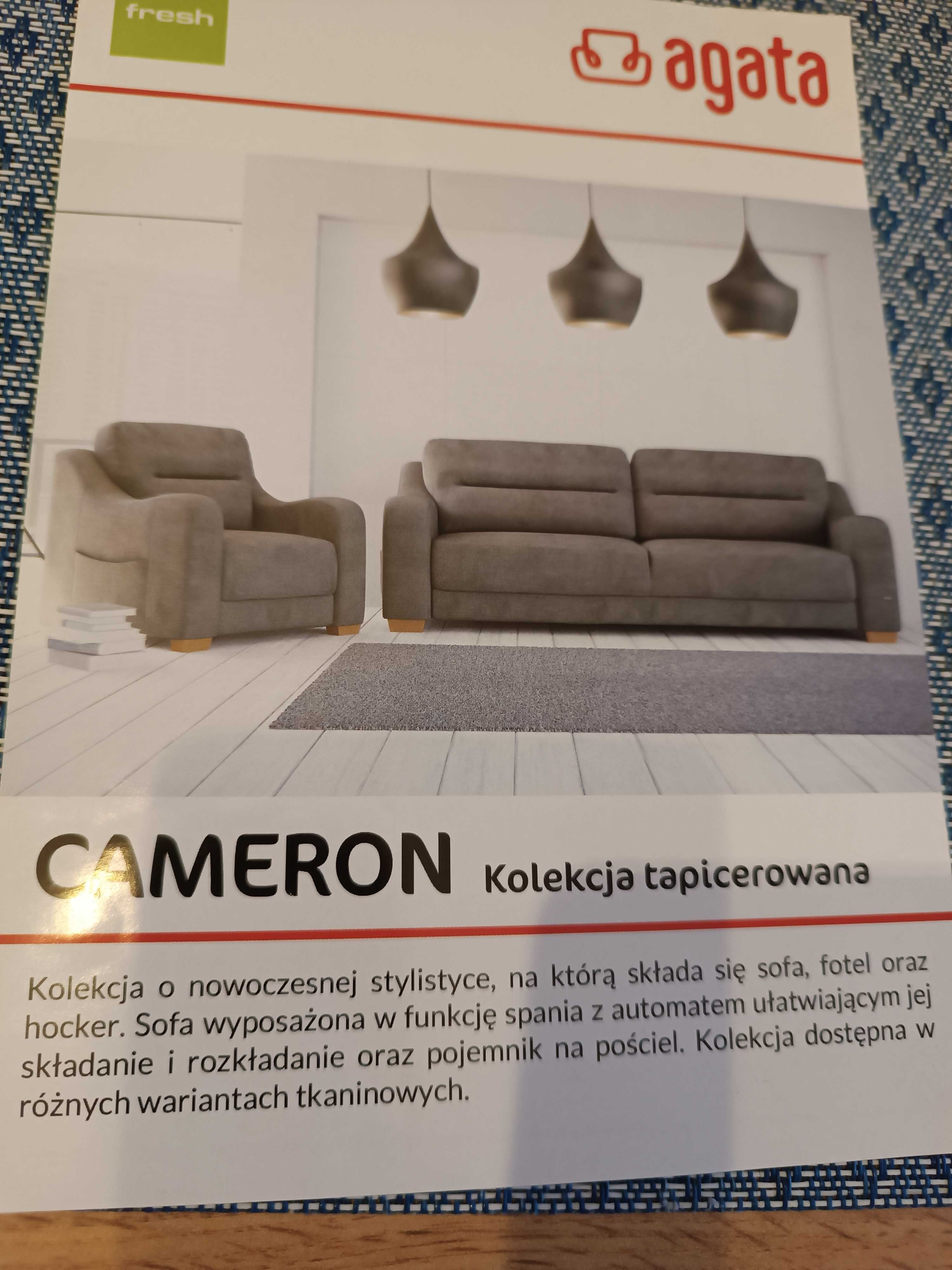 Sofa tapicerowana 3-osobowa Cameron Agata Meble