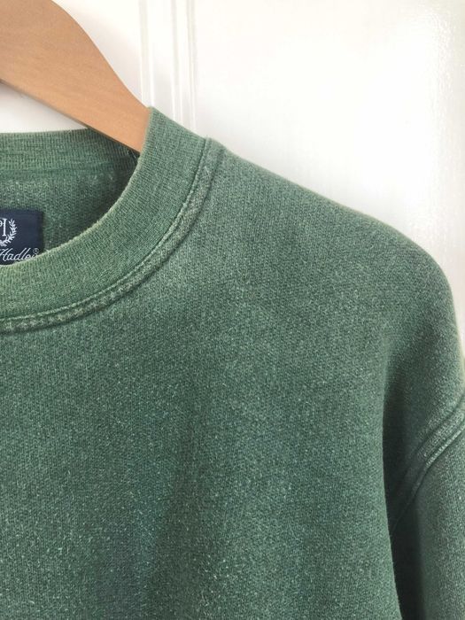 Vintage Style Peter Hadley Green Sweatshirt