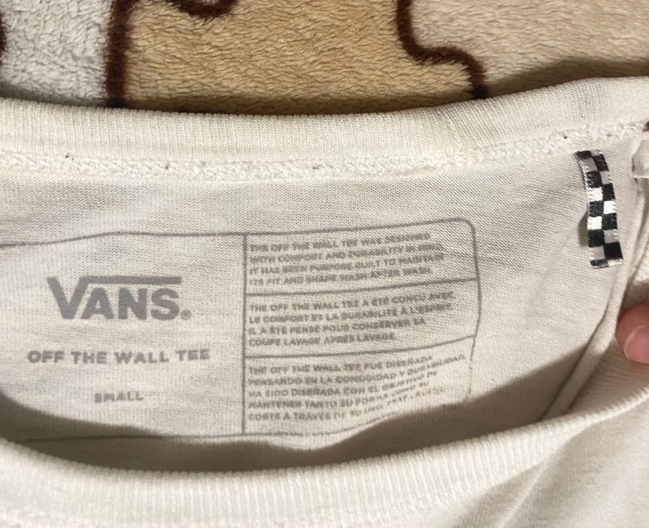 Біла Футболка vans s розміру