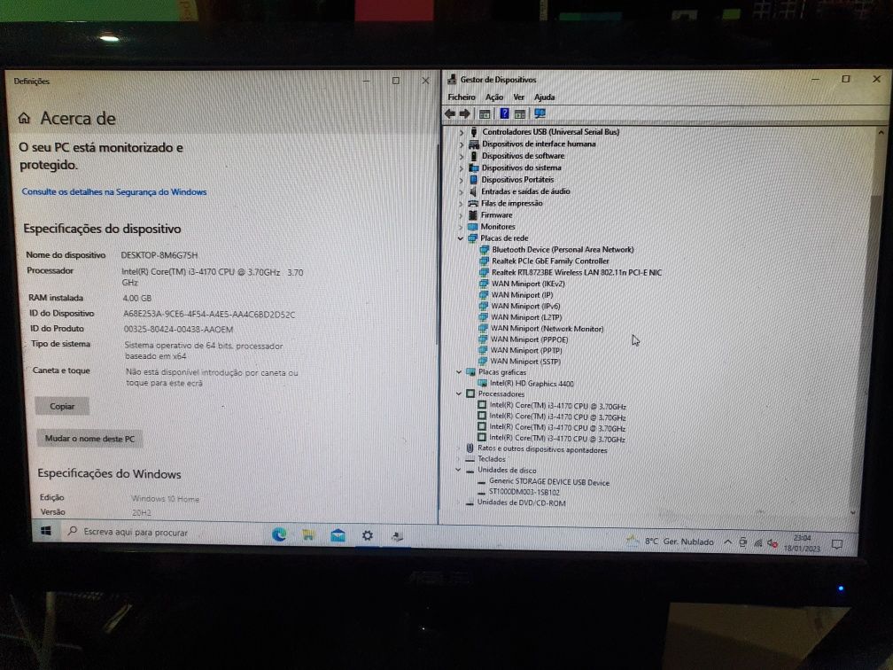 Computador Lenovo i3