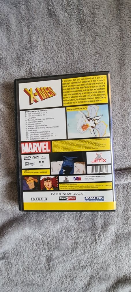 2 płyty DVD X-MEN 13 odcinków kolekcja marvel