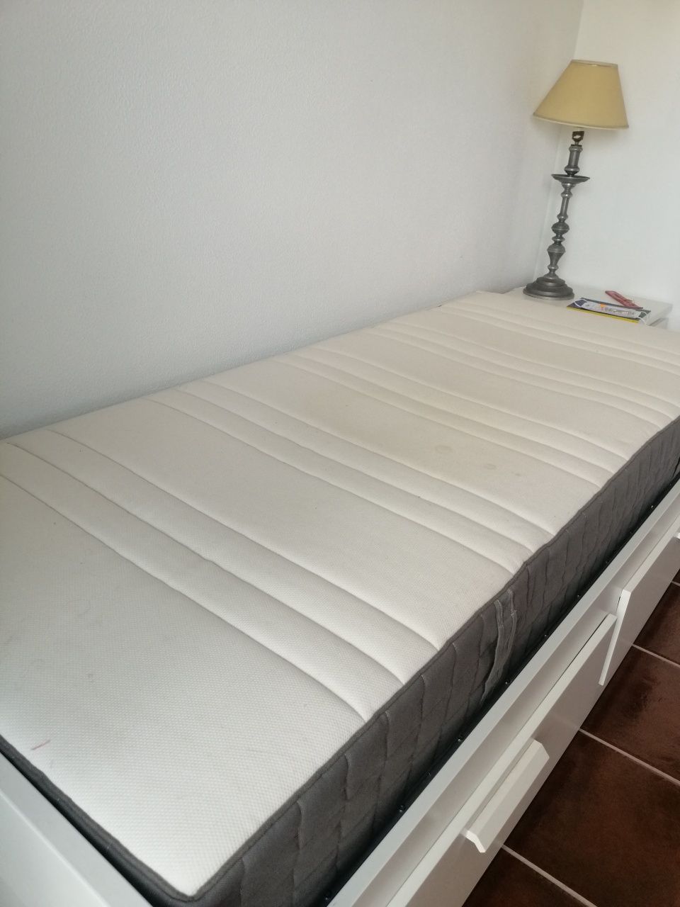 Cama Brimnes com Colchão Hovag 200x80
80x200 Ikea