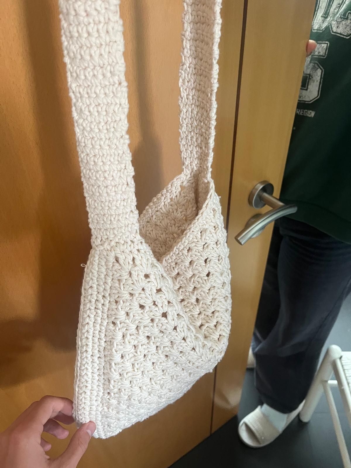 Bolsa Crochet feita a mão