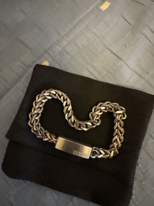 Pulseira Police Cinza Fosco