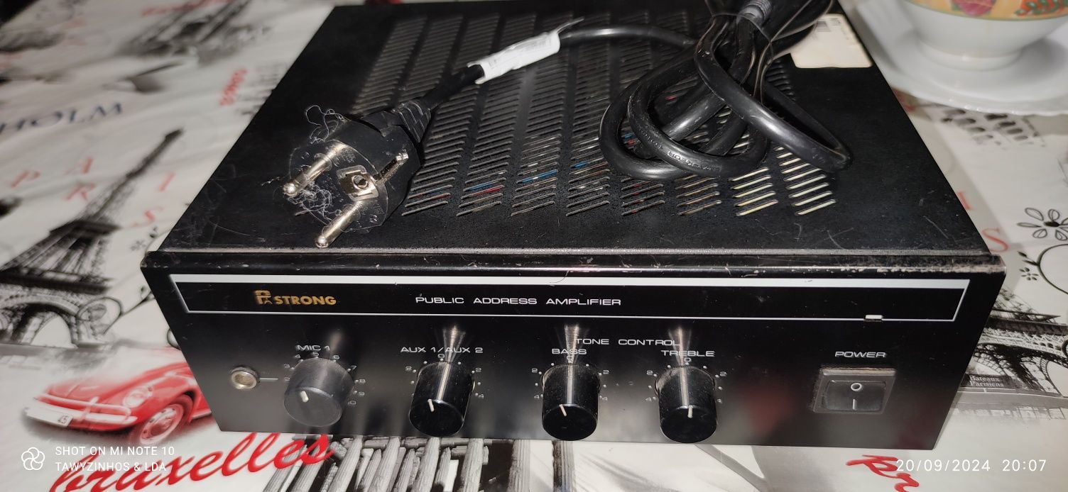 Amplificador 12v ou/220 v publicidade