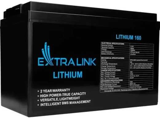 Акумуляторна батарея Extralink LiFePO4 12.8V BMS 160Ah (EX.30462)