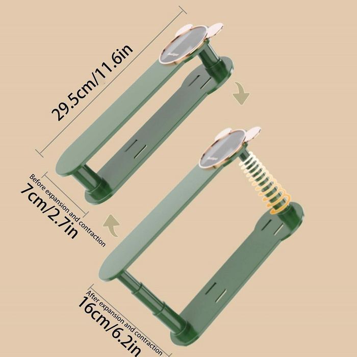 Uchwyt na wieszaki do szafy Granatowy