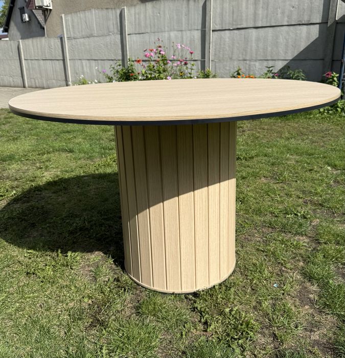stół okrągły 120cm z lamelami