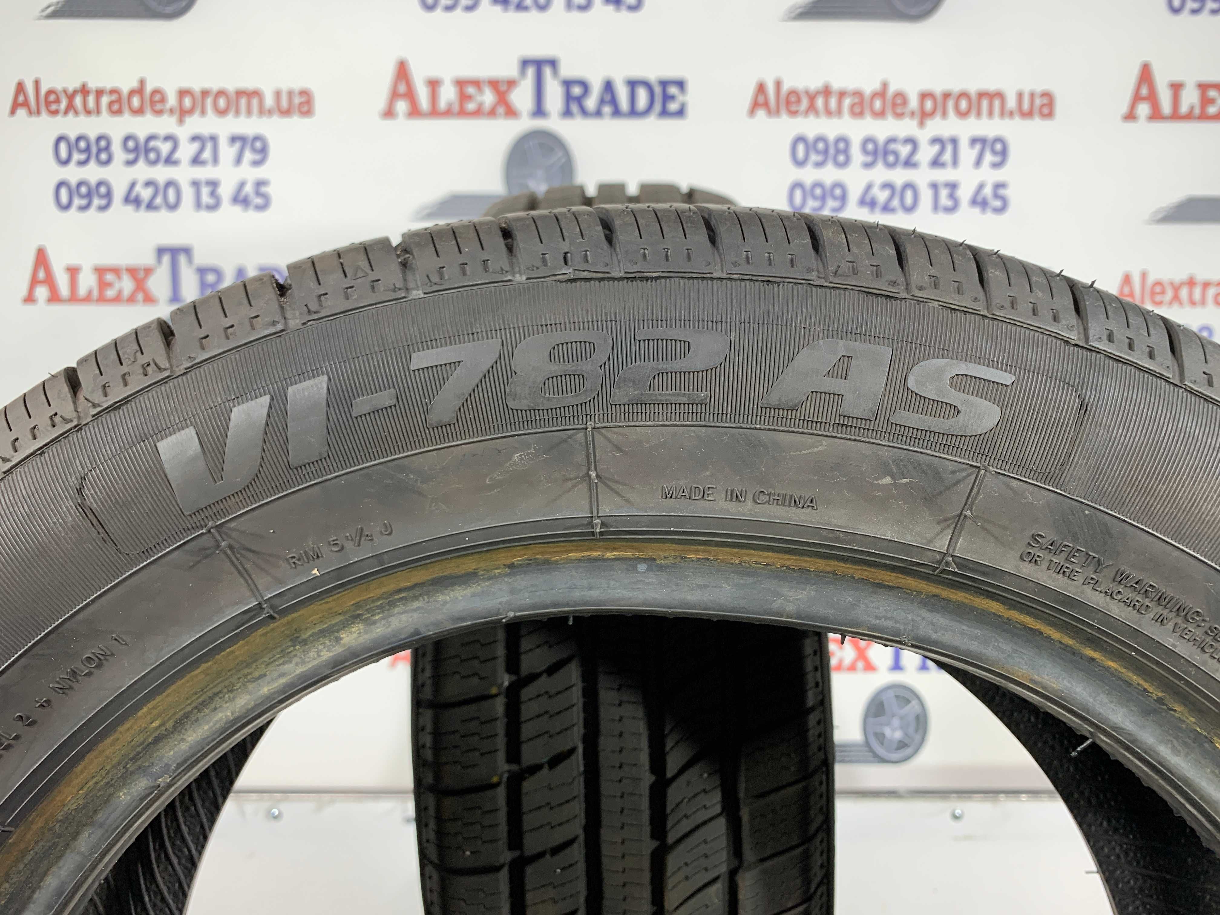 2 шт. 185/60 R15 Ovation VI-782 All Season шини бу, 7,5 мм