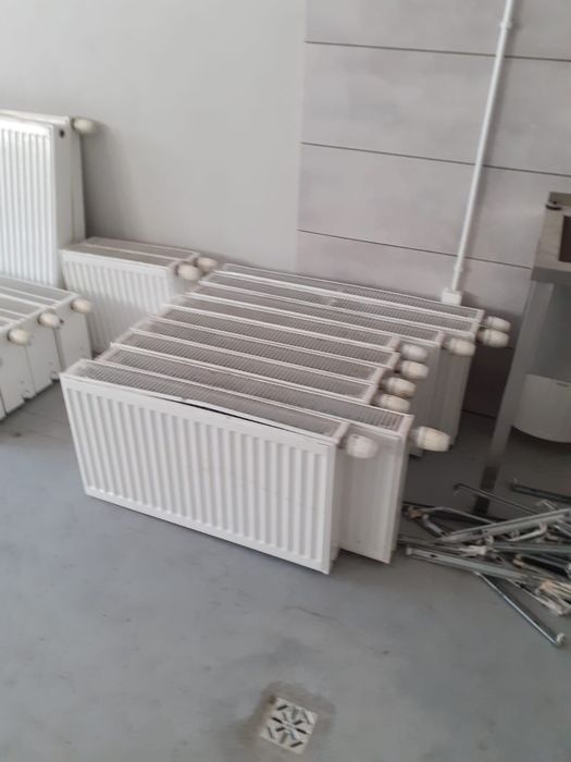 Grzejniki purmo z demontażu, sprawne z głowicami termo danfoss