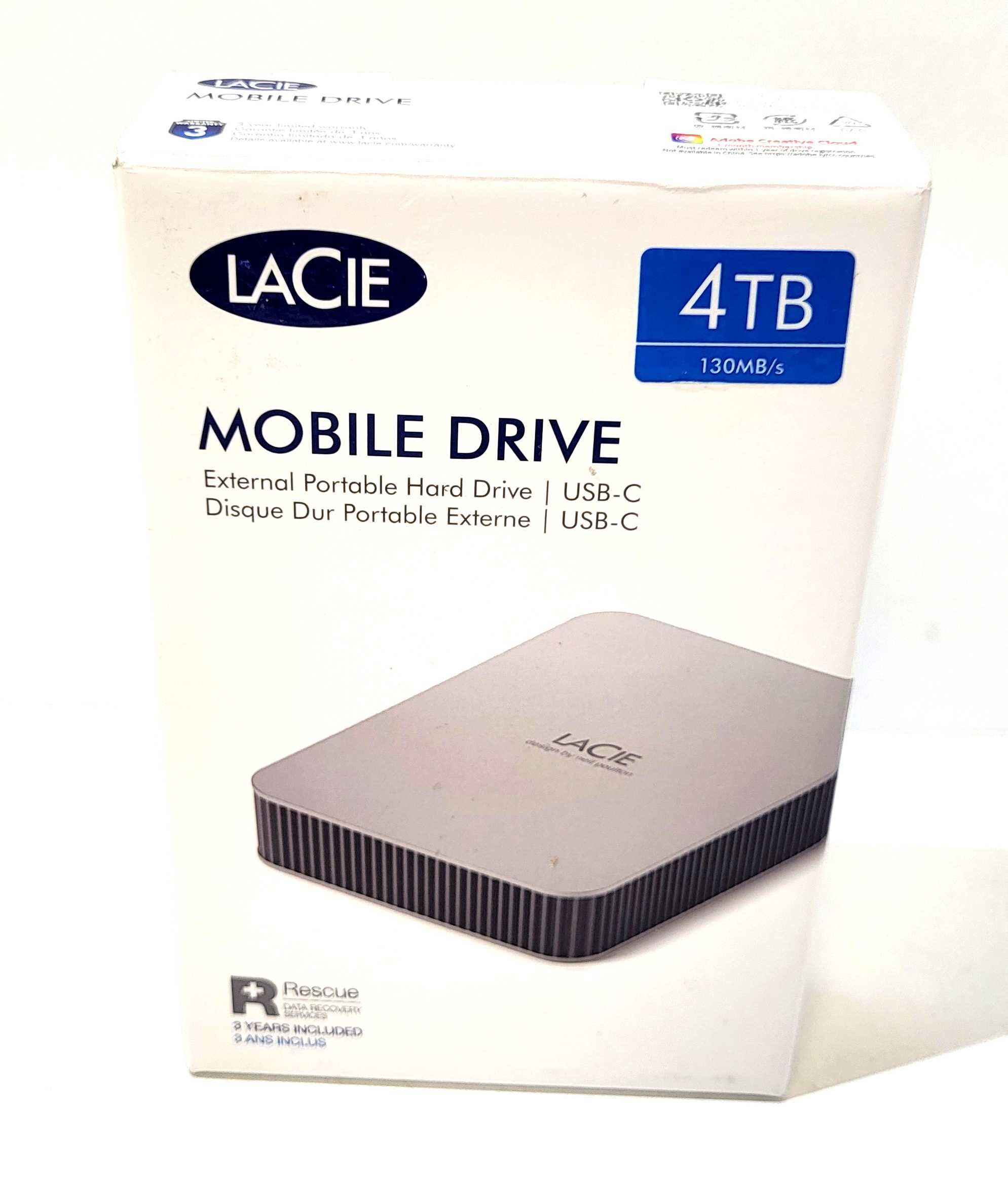 Dysk zewnętrzny HDD LaCie 4TB