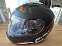 Zestaw Kask HJC CS-15 (M) Space Orange + Interkom Cardo Packtalk Slim
