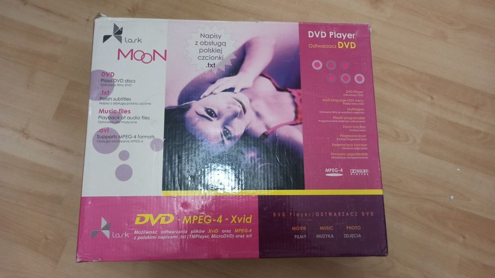 Odtwarzacz DVD Lark Moon, oryginalne opakowanie