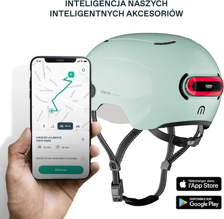 Kask Rowerowy Cosmo Connected Fusion 55-60 cm