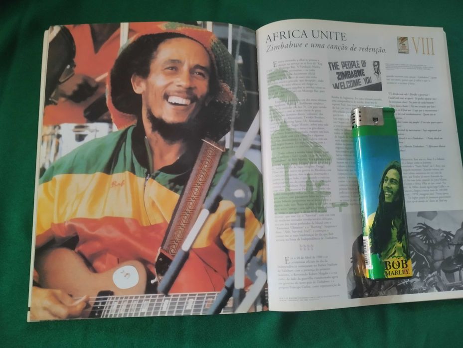 BOB MARLEY livro + isqueiro
