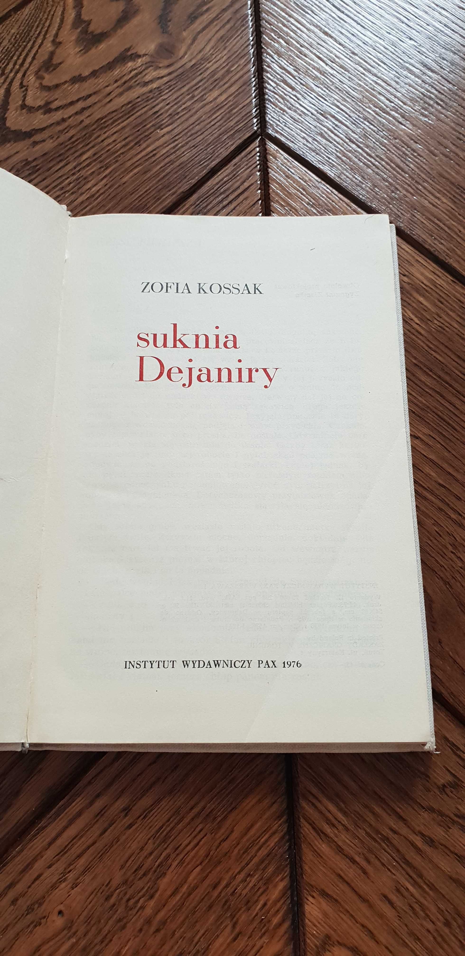 Książka rok 1976 "Suknia Dejaniry" Zofia Kossak