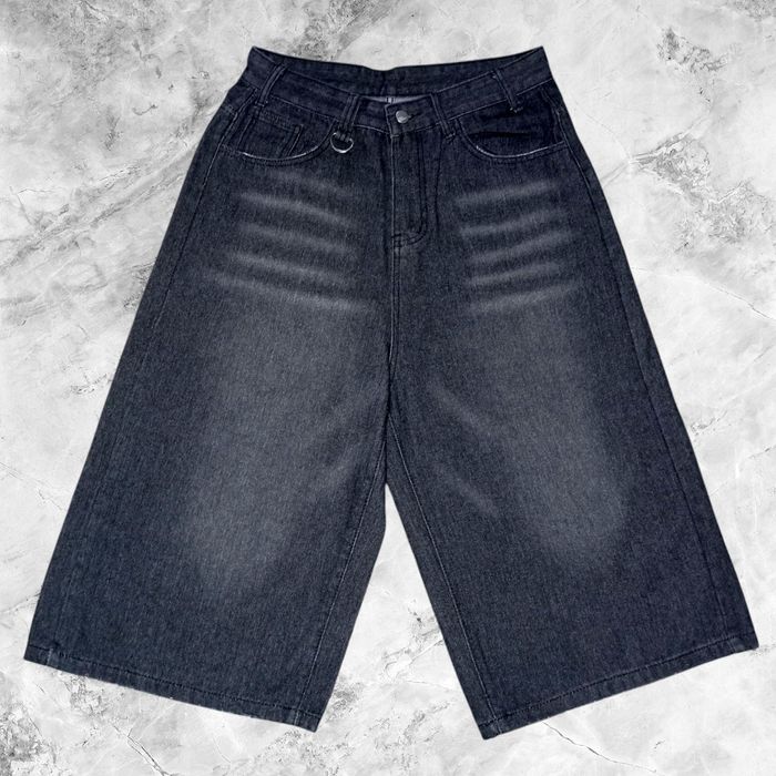 Джинсовые baggy шорты