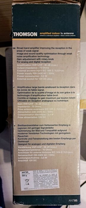 Antena Thomson Multimedia Szerokopasmowy Wzmacniacz