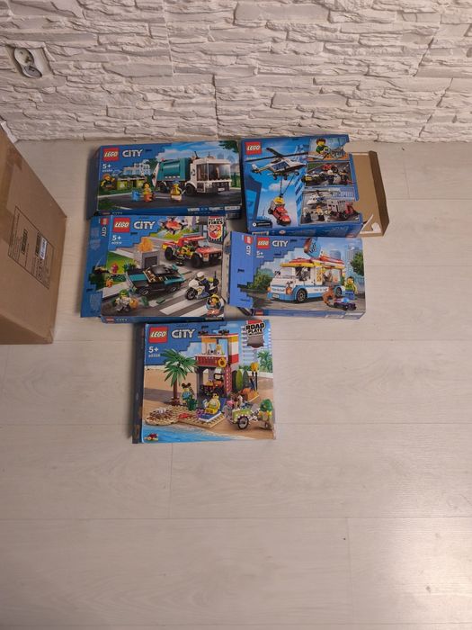 LEGO pudełka 5 szt