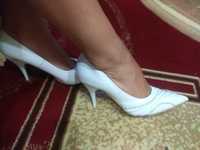 Туфли белые свадебные 36 размер