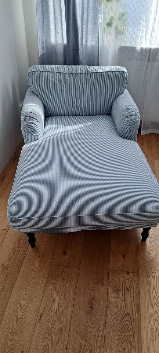 Szezlong ikea stan idealny 2 obicia