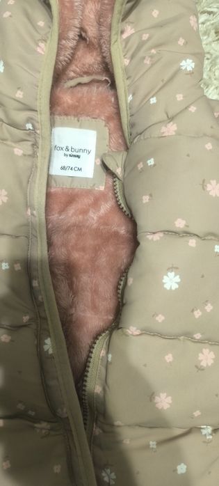 Зимовий комбінезон на дівчинку 68/74