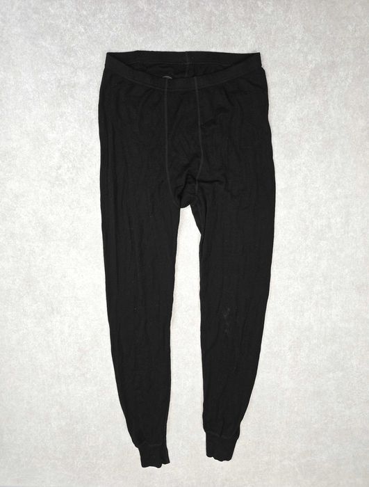 ESKIMO Merino Wool Getry Spodnie Termiczne Męskie Czarne XL