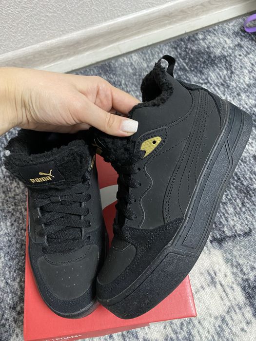 Хайтопи Puma, утеплені ботинки пума демісезон