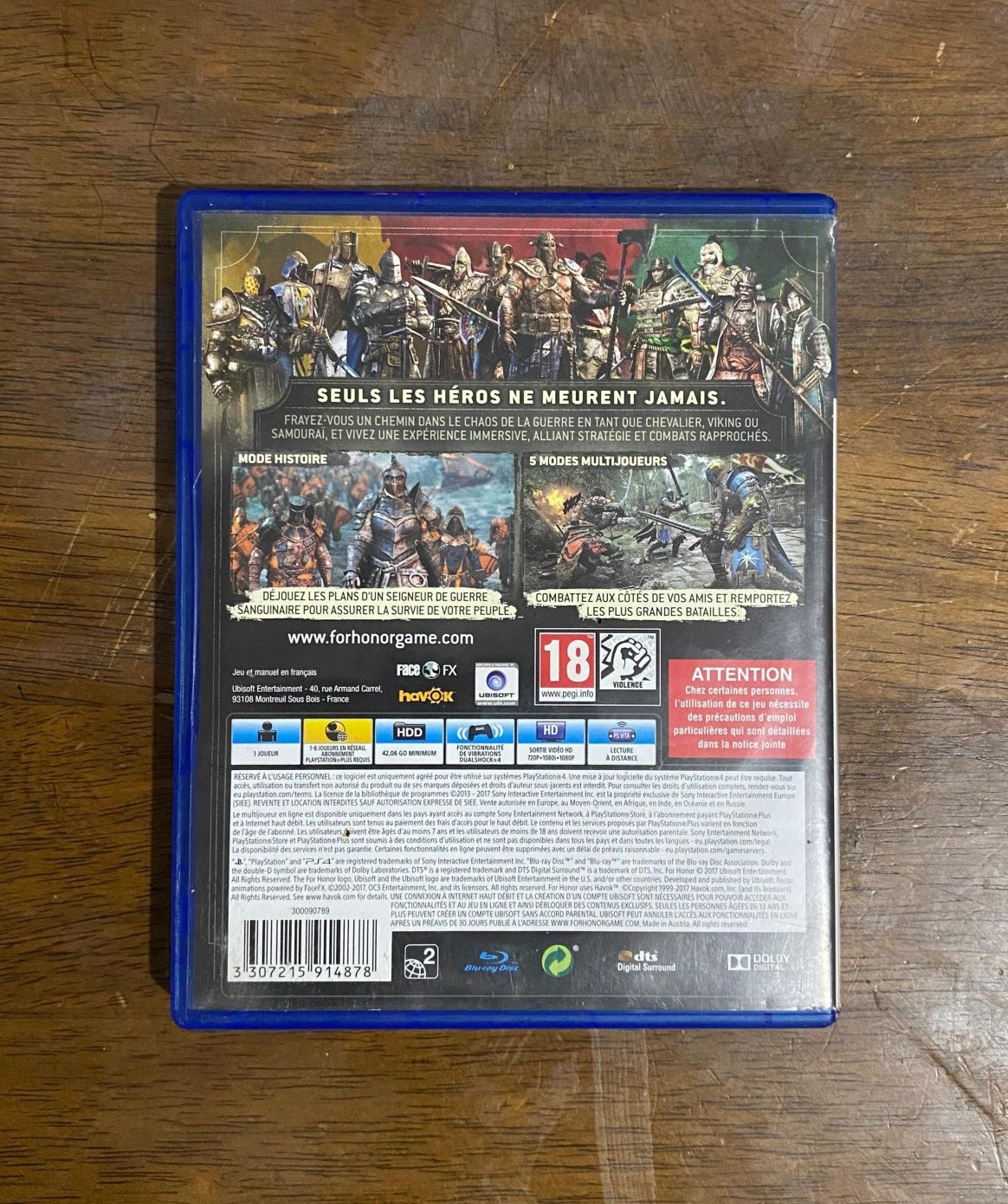 For Honor (Jogo PS4)