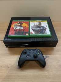 Konsola Xbox One + Pad + Red Dead Redemption 2 + Wiedźmin Dziki Gon
