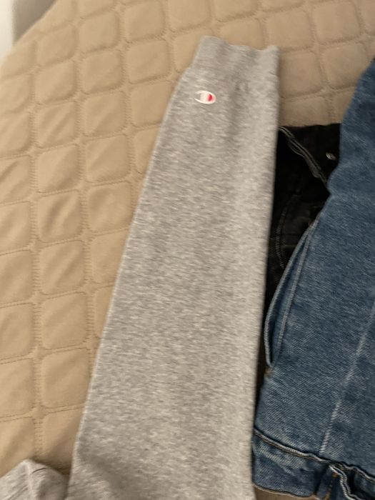 Sweatshirt cinzenta da champion