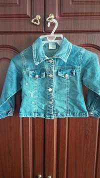 35. Bluza/kurteczka jeansowa na 2 lata