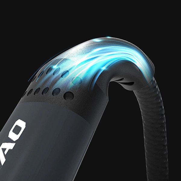 Kabel Dudao L3E 3 w 1/60W MicroUSB USB-C Lightning 1,2m - czarna