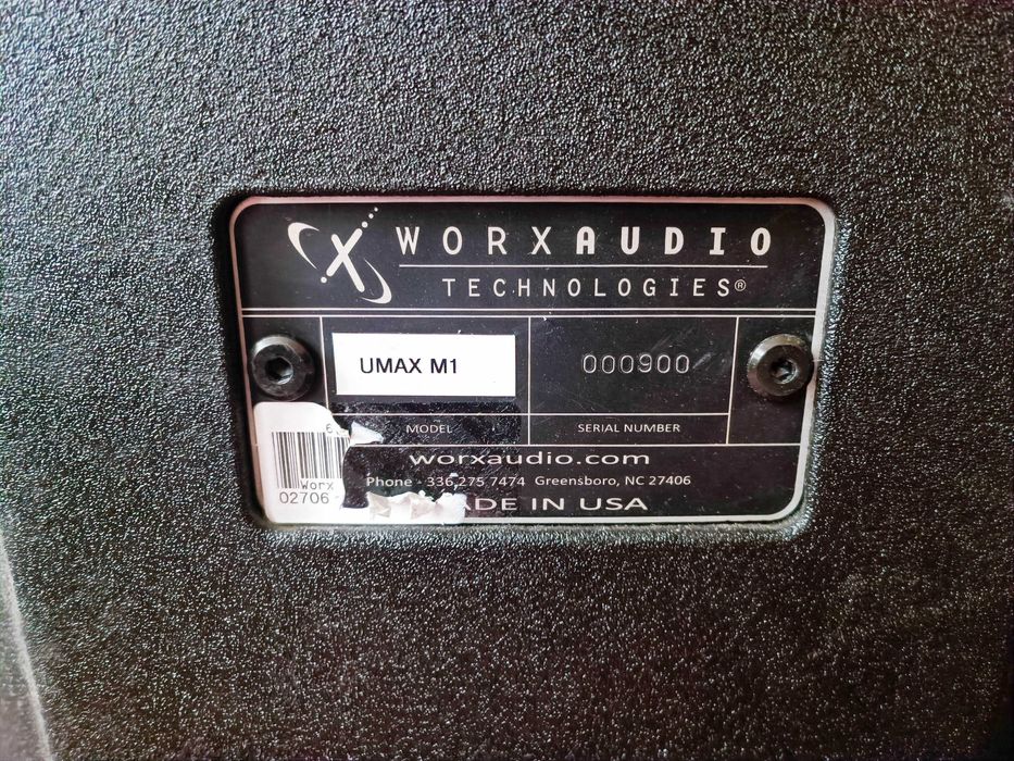 Активні колонки преміум сегменту Worx UltraMax M1P made in USA