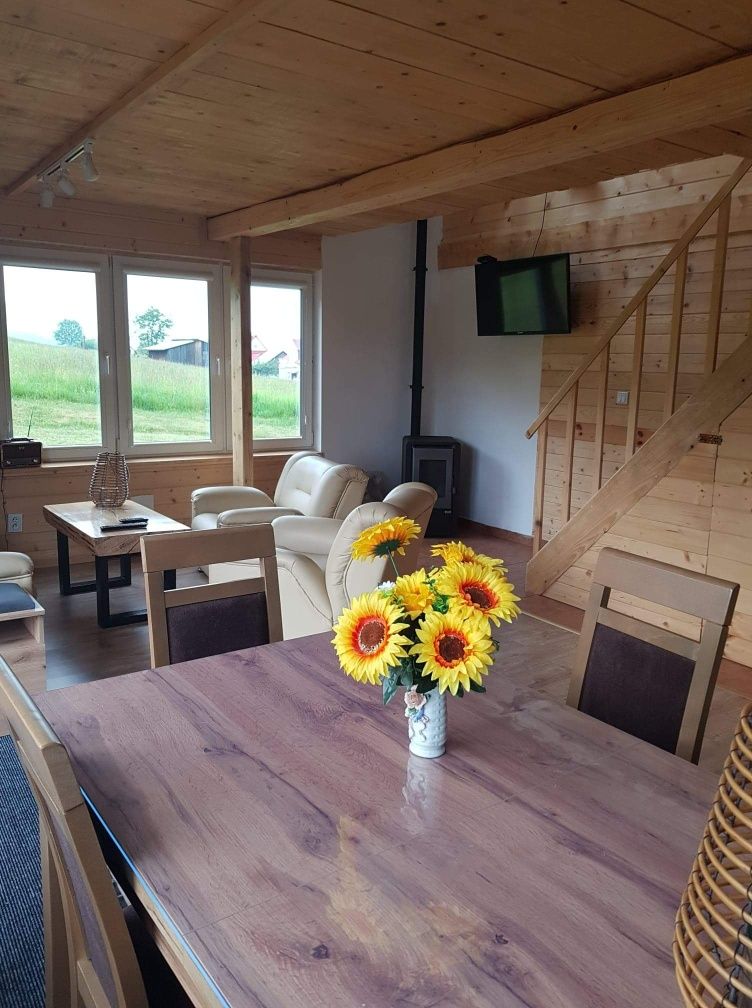 Domek wynajem wolny od 25-29.08 , sauna, jacuzzi Leśna Zagroda