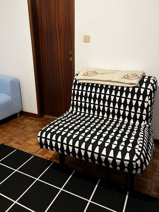 Conjunto tapete, sofa e poltrona