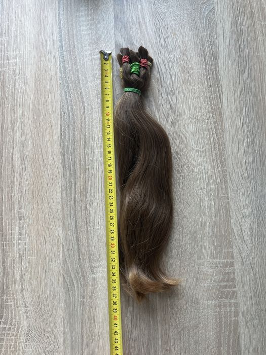 Włosy naturalne dziewicze jasno brązowe z miodową poświatą