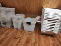 Pojemniki plastikowe hodowlane gekony karaczany IKEA sortera