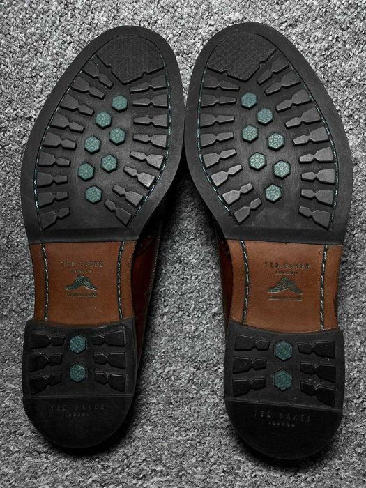 Чоловічі броги туфлі челсі TED BAKER Senape Leather Wingtip 44.5(28.5)