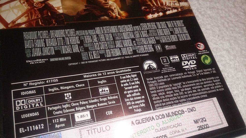 guerra dos mundos (edição especial 2 dvds) com tom cruise