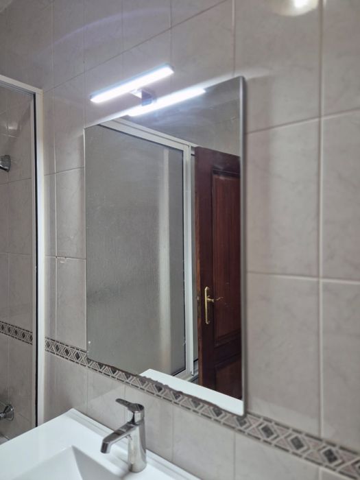 Espelho com iluminação para wc