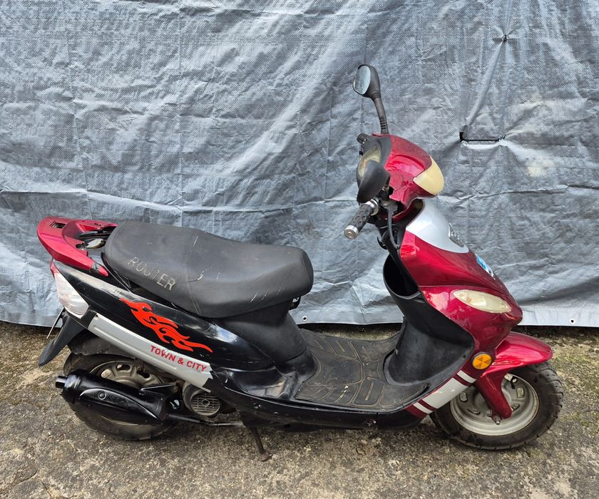 Skuter 50 Romet Router Town&City transport oc i przegląd do 06/2026
