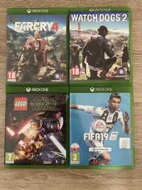 FarCry4 WatchDogs2 Fifa19 StarWars XBOX ONE