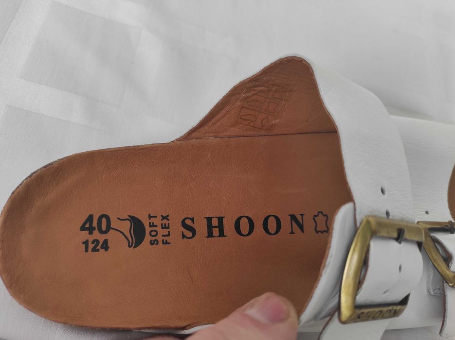Шлепки кожанние,ортопедические  Shoon р.39