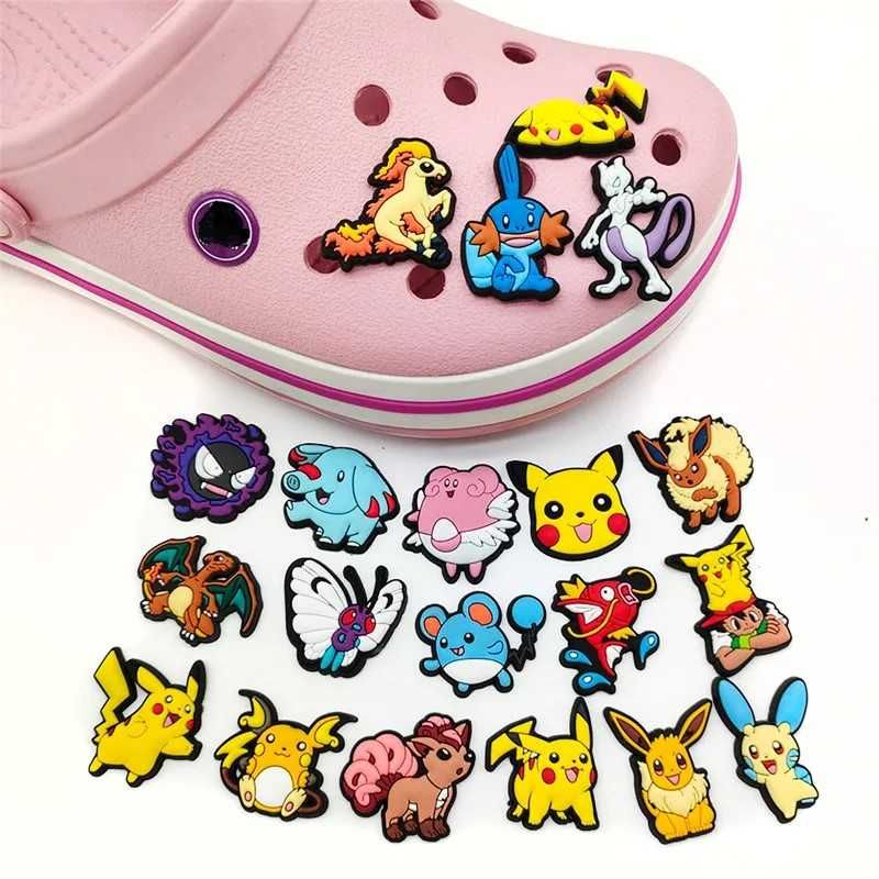 Przypinki do butów crocs charms pin POKEMONY PIKACHU pokeball prezent
