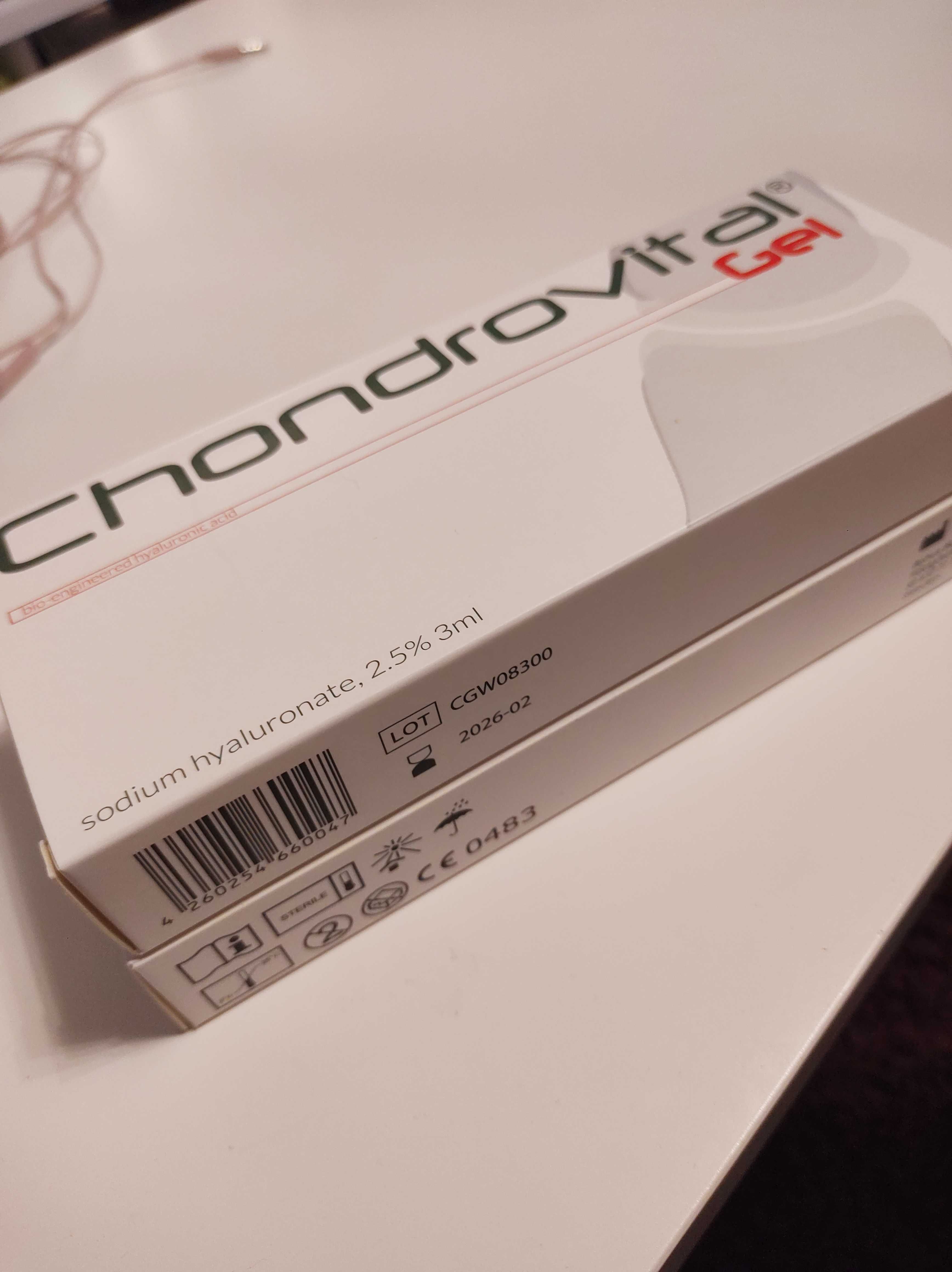 Kwas hialuronowy Chondrovital Gel 2.5% 2 opakowania 3ml