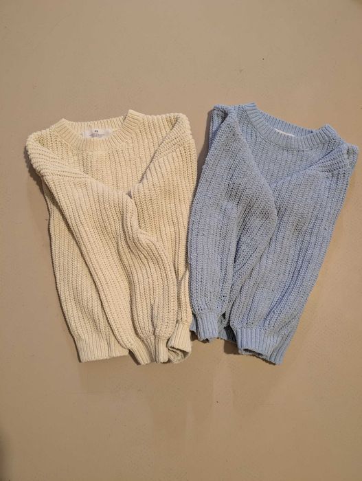 Komplet sweterków HM rozmiar 140